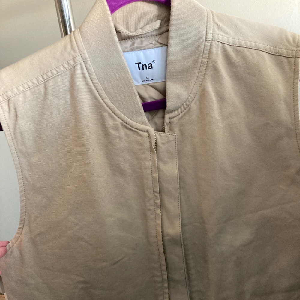 New with tags TNA khaki vest